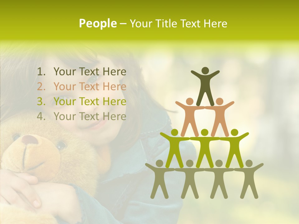 Happiness Summer Doll PowerPoint Template