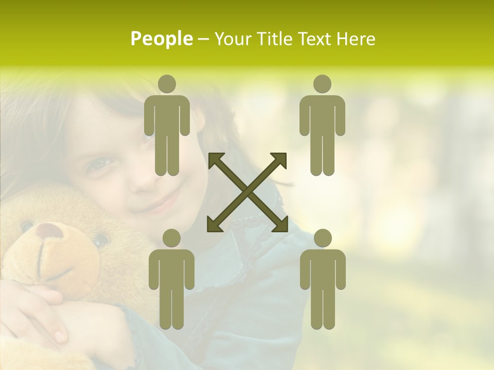 Happiness Summer Doll PowerPoint Template