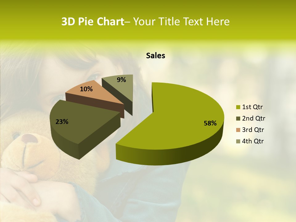Happiness Summer Doll PowerPoint Template