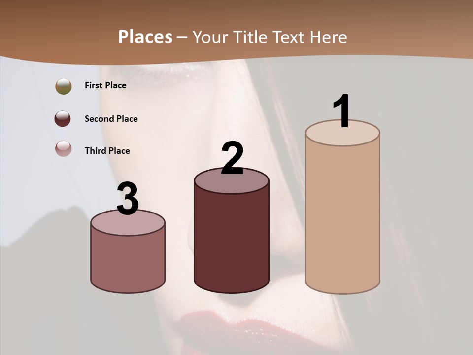 Red Hair Hispanic PowerPoint Template