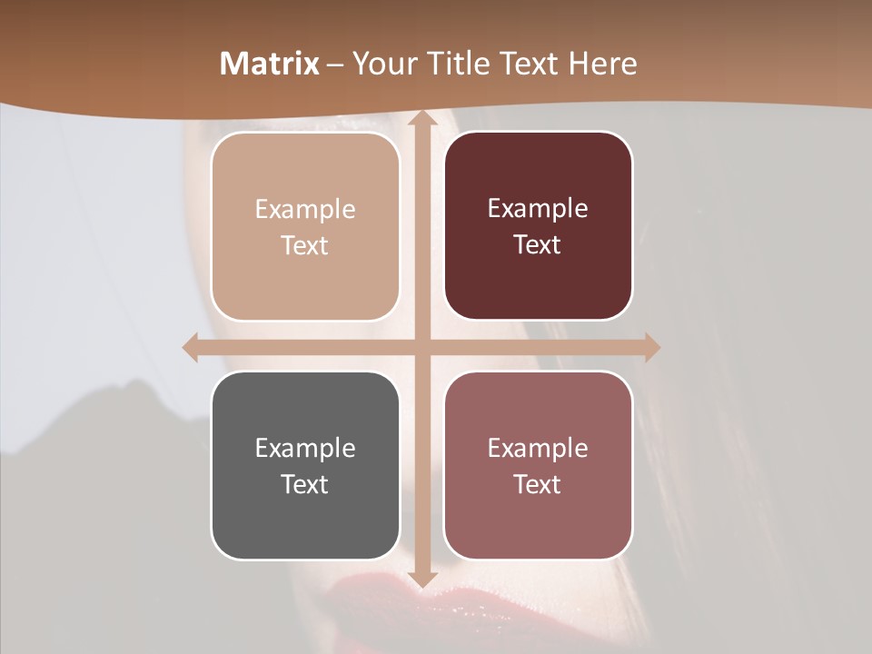 Red Hair Hispanic PowerPoint Template