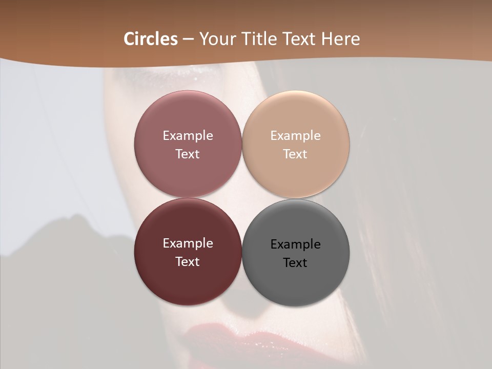 Red Hair Hispanic PowerPoint Template