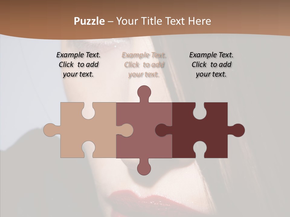 Red Hair Hispanic PowerPoint Template