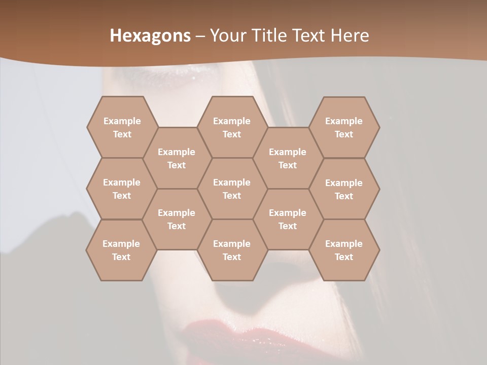 Red Hair Hispanic PowerPoint Template