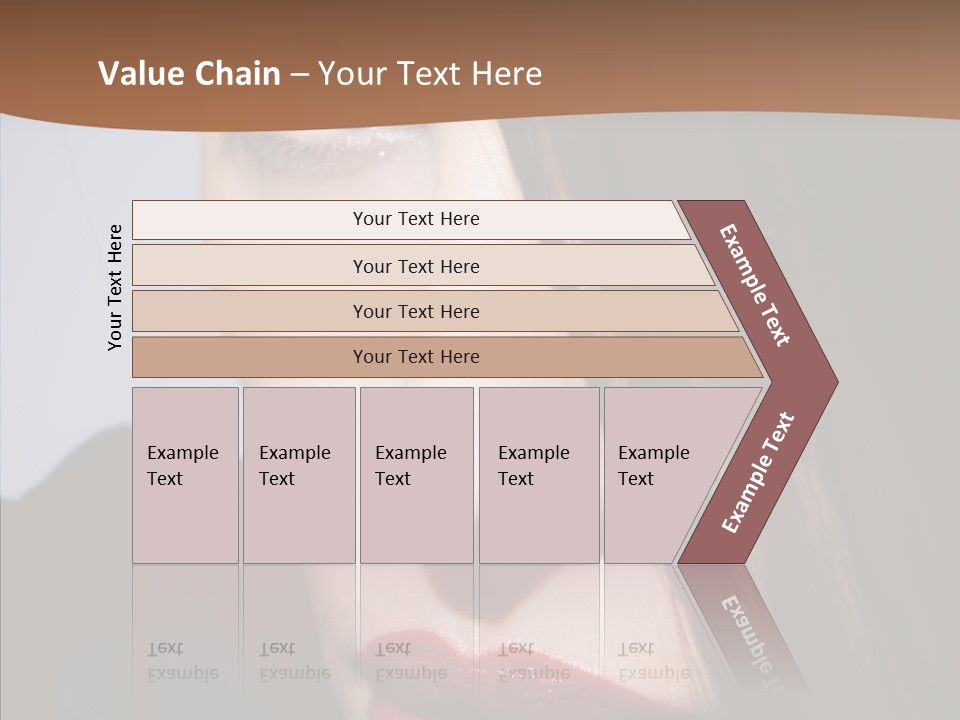 Red Hair Hispanic PowerPoint Template