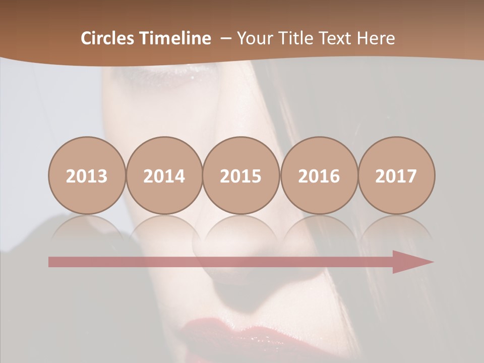 Red Hair Hispanic PowerPoint Template