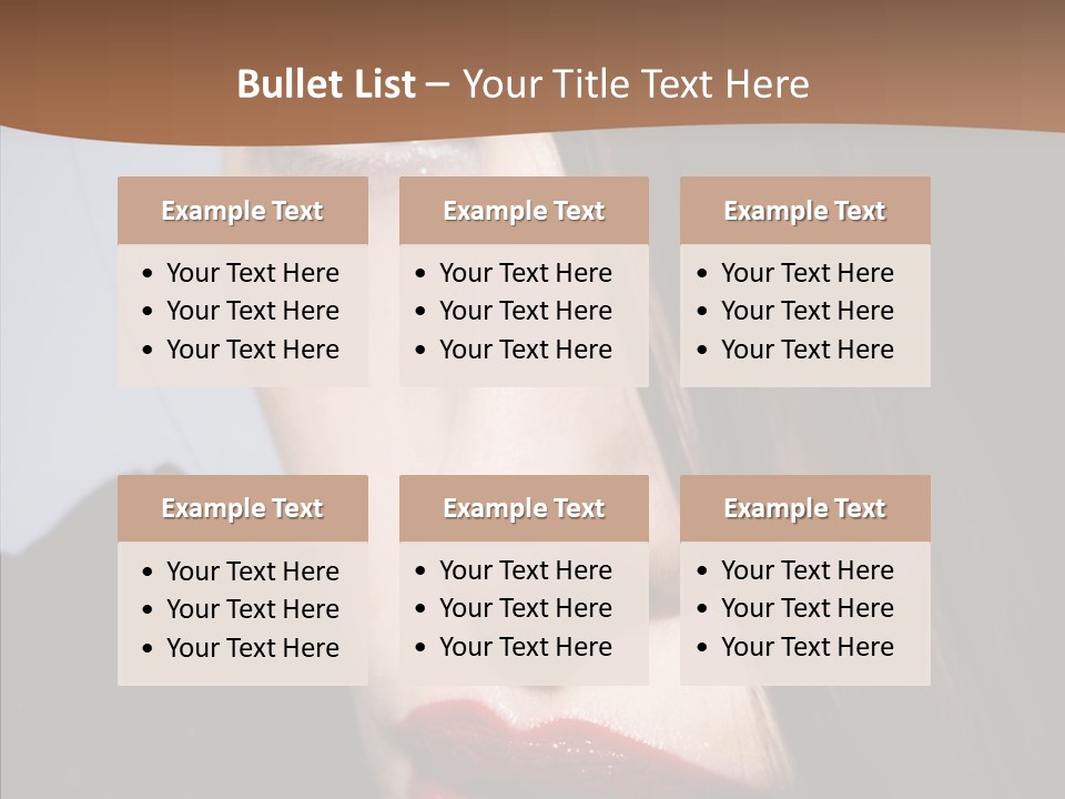 Red Hair Hispanic PowerPoint Template