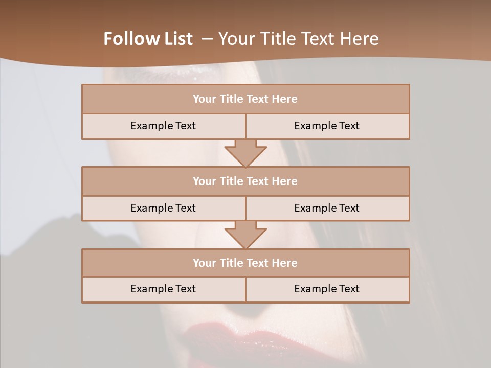 Red Hair Hispanic PowerPoint Template