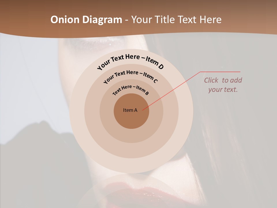 Red Hair Hispanic PowerPoint Template