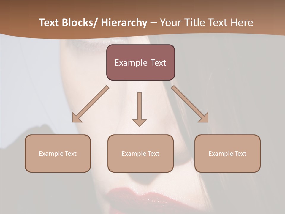 Red Hair Hispanic PowerPoint Template