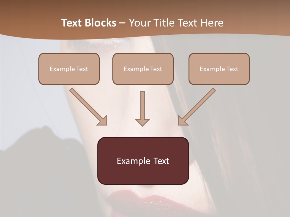 Red Hair Hispanic PowerPoint Template