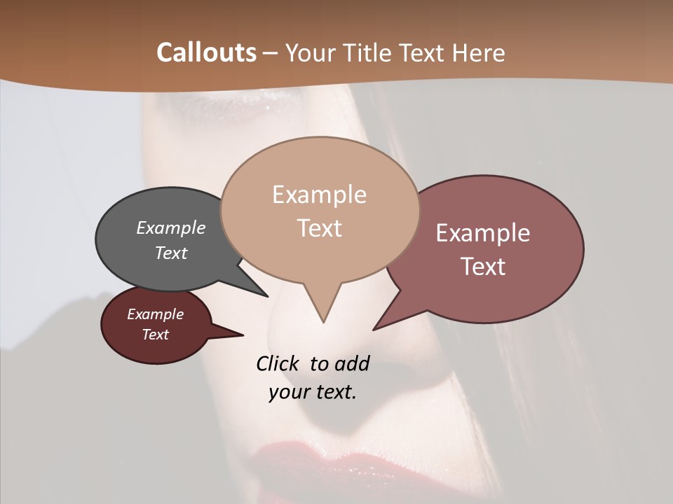 Red Hair Hispanic PowerPoint Template