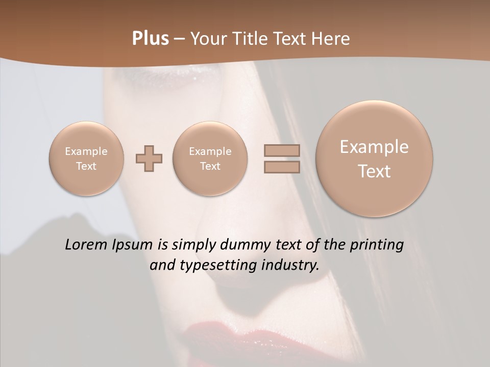 Red Hair Hispanic PowerPoint Template