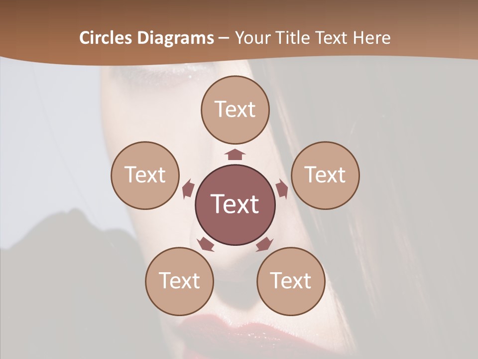 Red Hair Hispanic PowerPoint Template