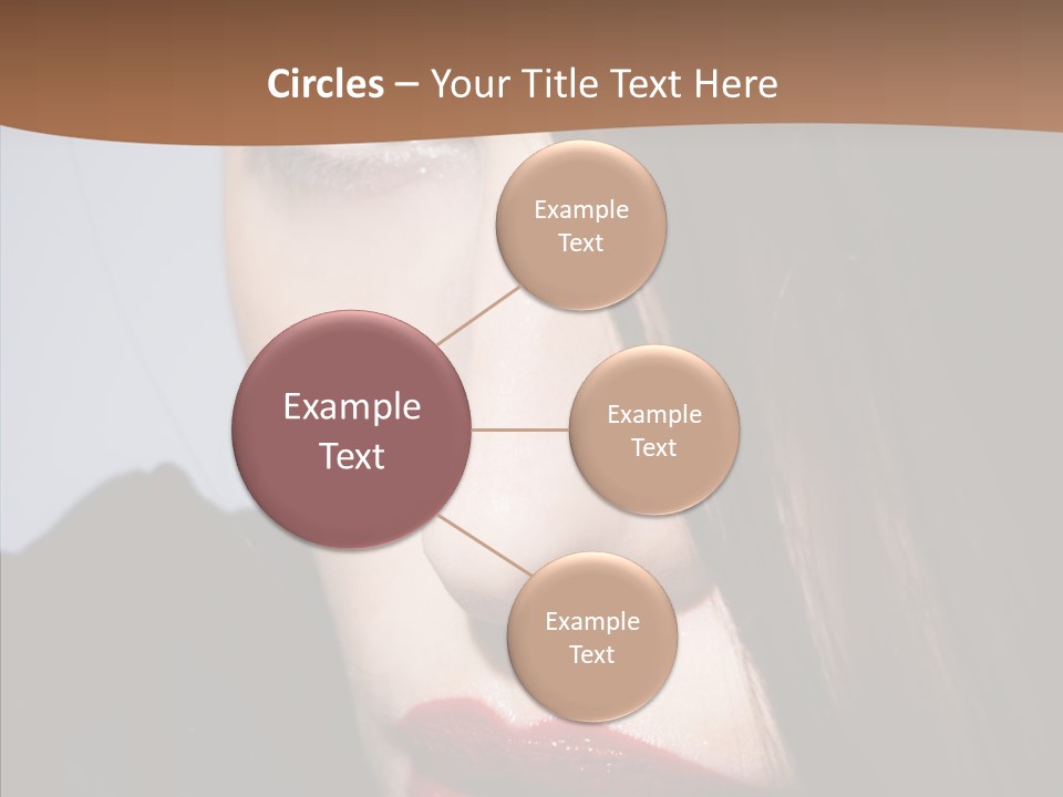 Red Hair Hispanic PowerPoint Template