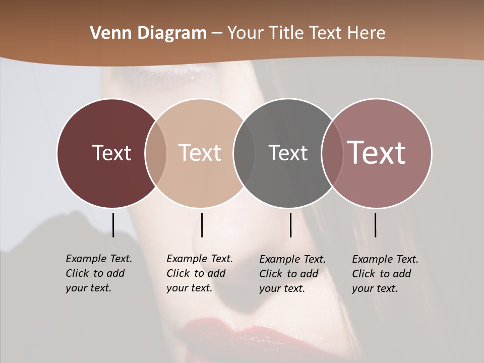 Red Hair Hispanic PowerPoint Template