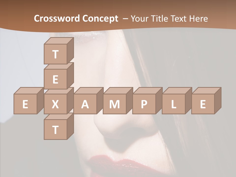 Red Hair Hispanic PowerPoint Template