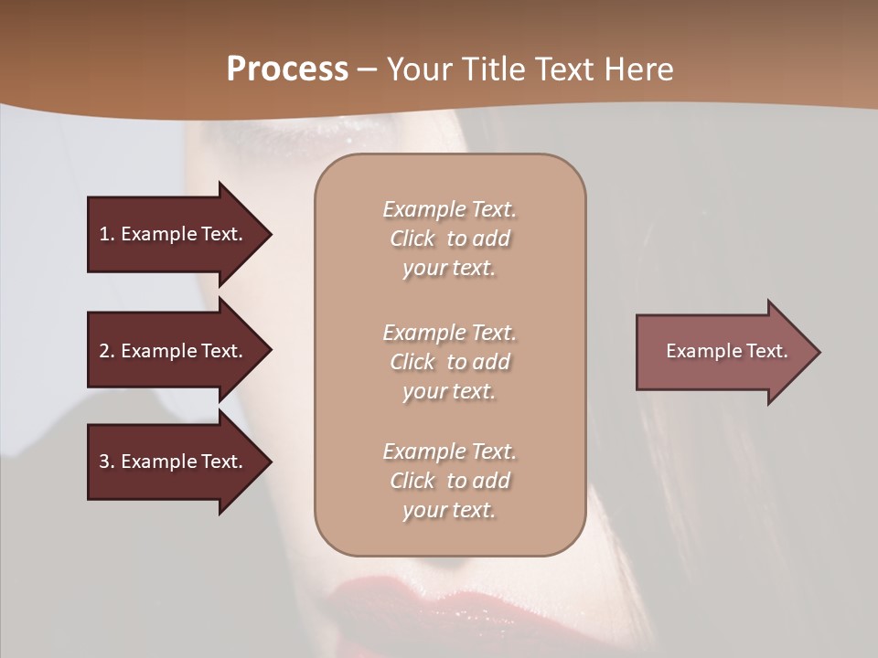 Red Hair Hispanic PowerPoint Template