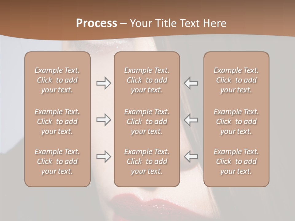 Red Hair Hispanic PowerPoint Template
