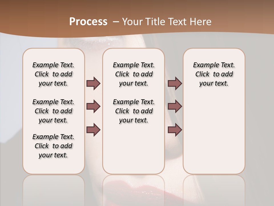 Red Hair Hispanic PowerPoint Template