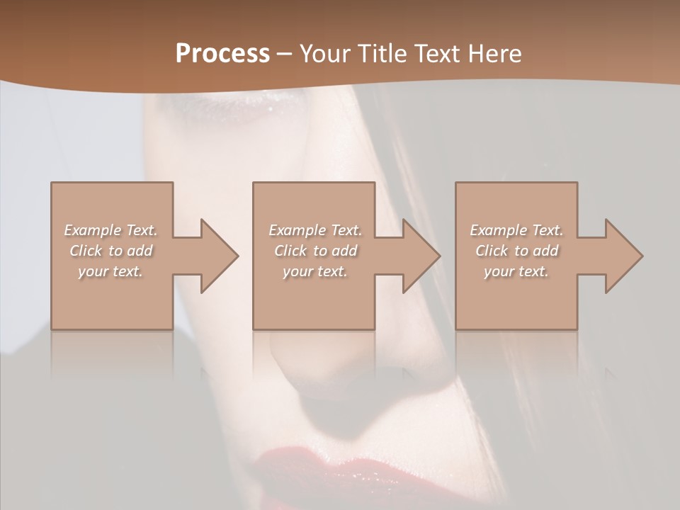 Red Hair Hispanic PowerPoint Template