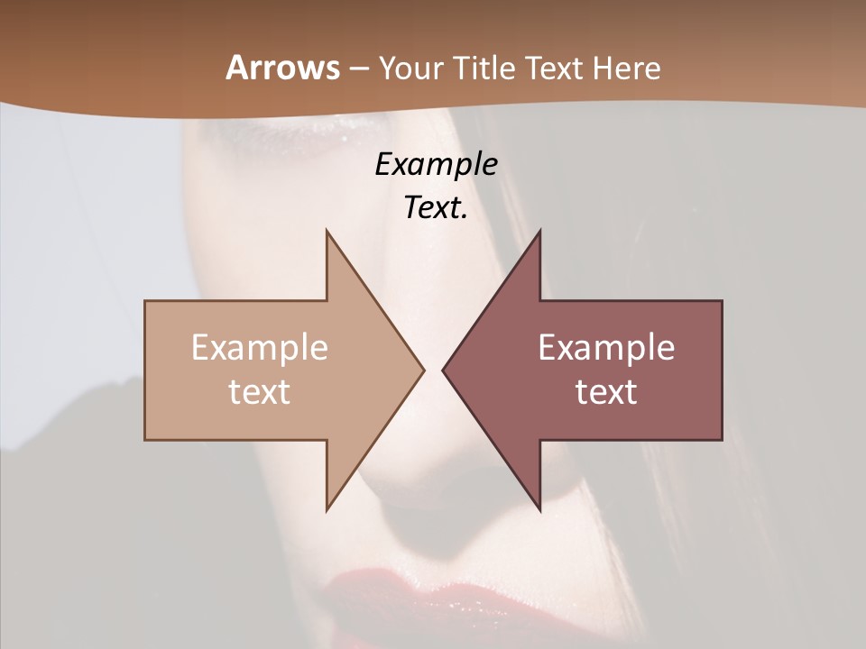 Red Hair Hispanic PowerPoint Template