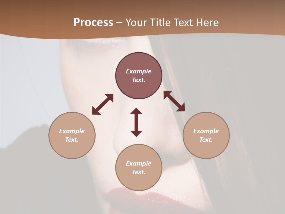 Red Hair Hispanic PowerPoint Template