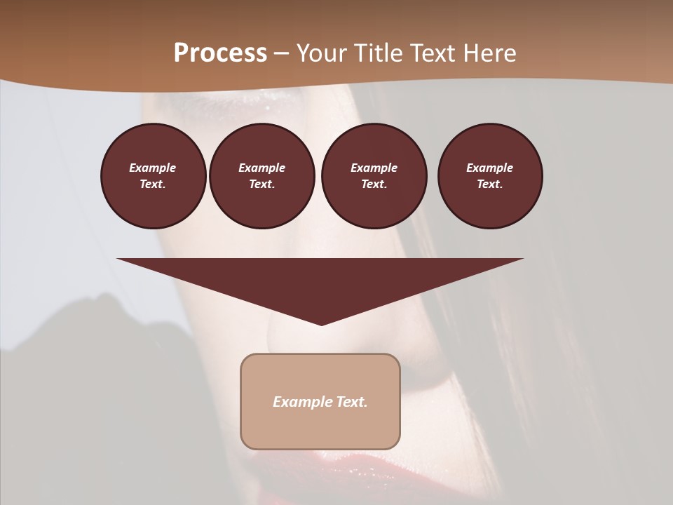 Red Hair Hispanic PowerPoint Template