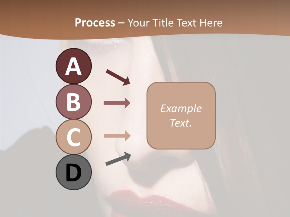 Red Hair Hispanic PowerPoint Template