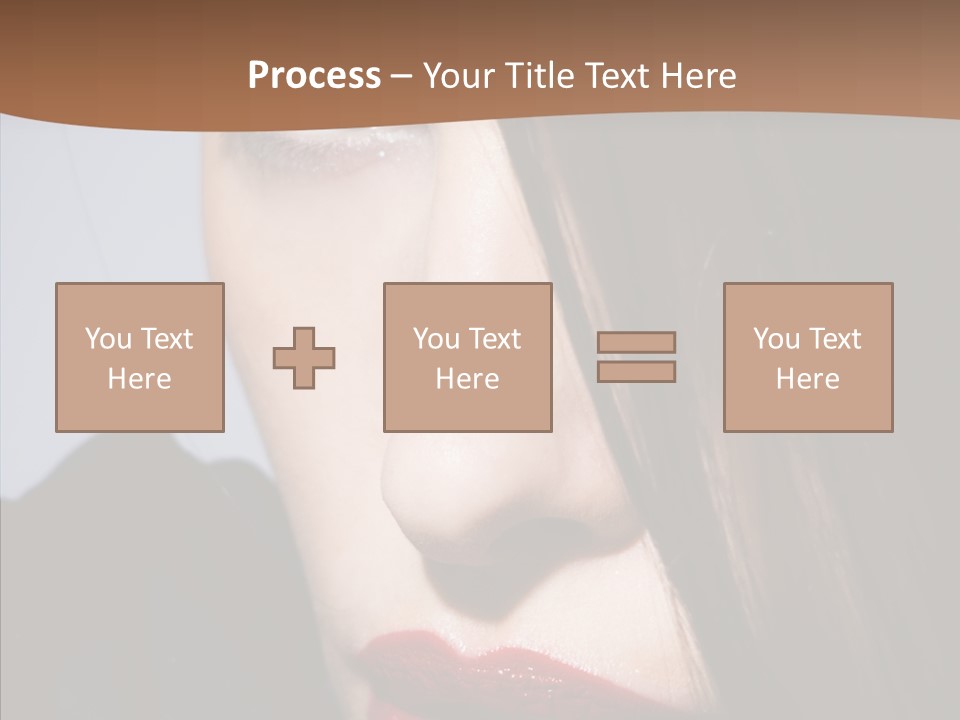 Red Hair Hispanic PowerPoint Template