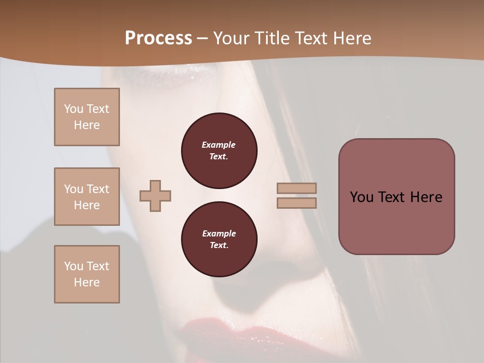 Red Hair Hispanic PowerPoint Template