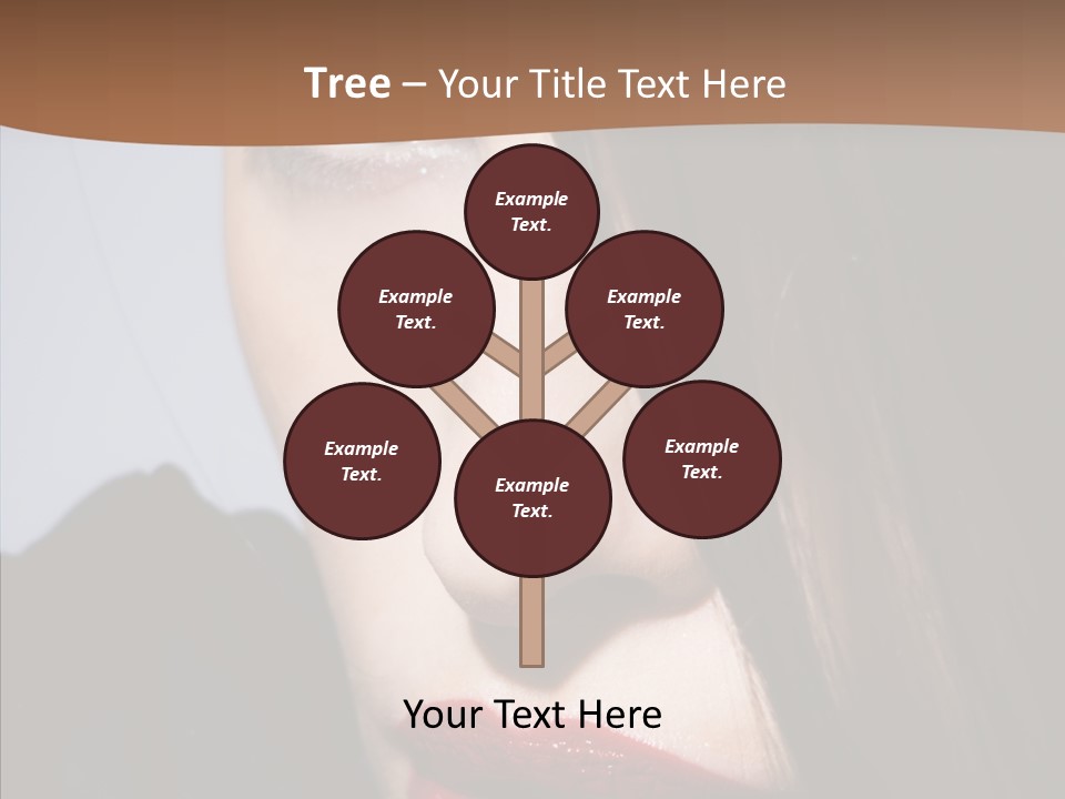 Red Hair Hispanic PowerPoint Template