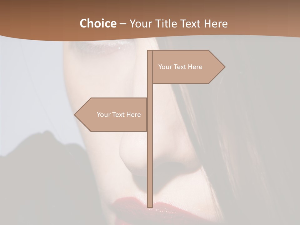 Red Hair Hispanic PowerPoint Template