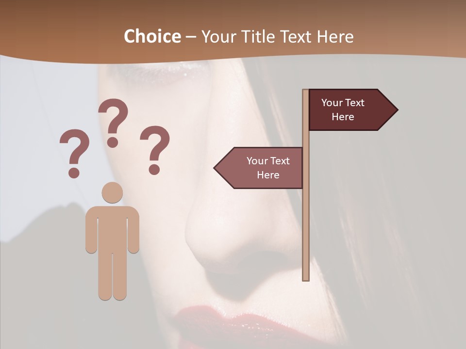 Red Hair Hispanic PowerPoint Template