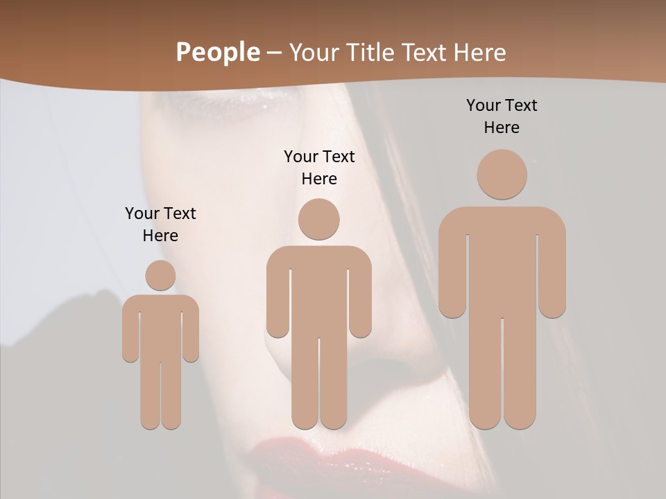 Red Hair Hispanic PowerPoint Template