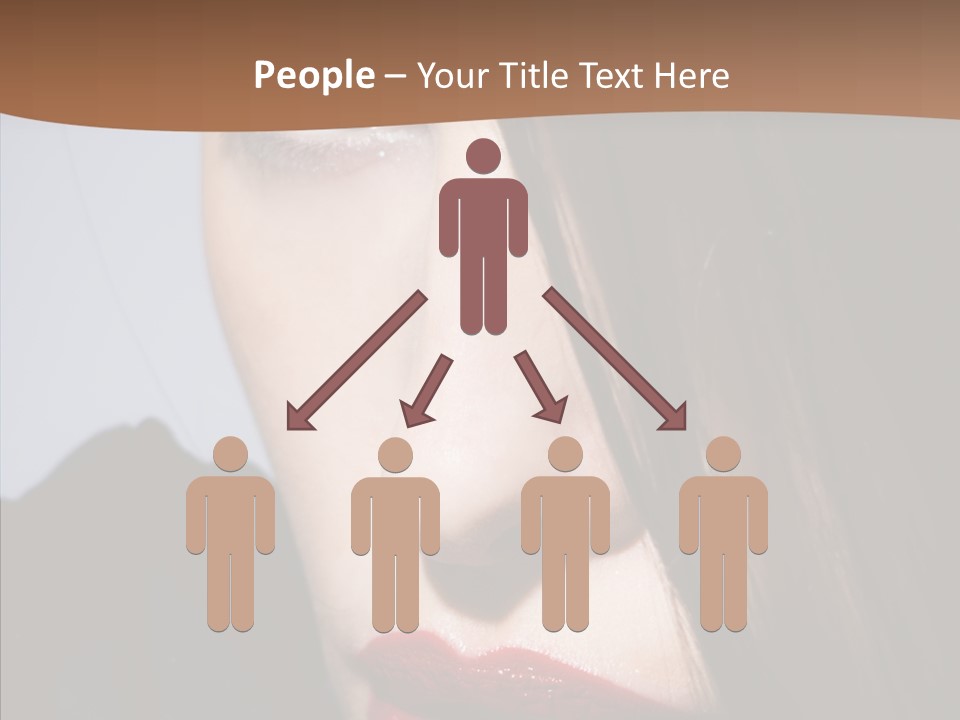 Red Hair Hispanic PowerPoint Template