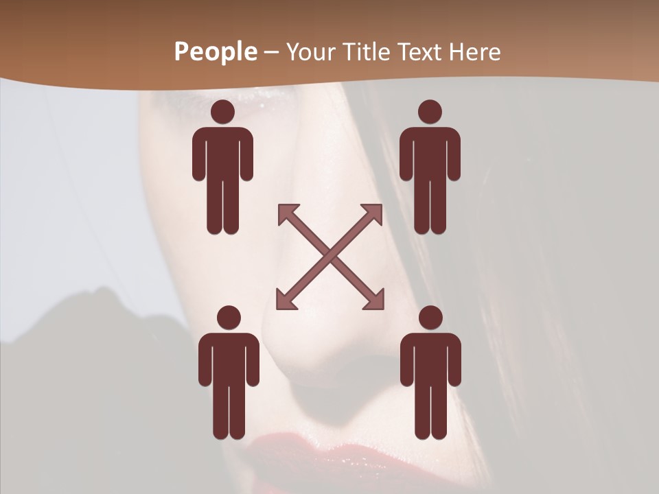 Red Hair Hispanic PowerPoint Template