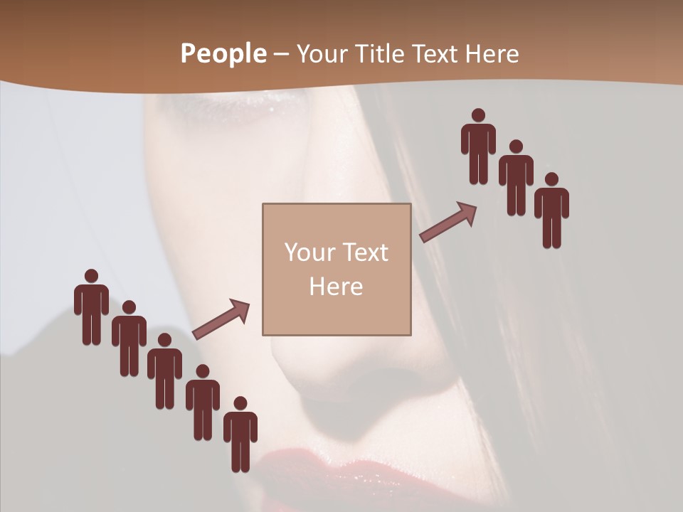 Red Hair Hispanic PowerPoint Template