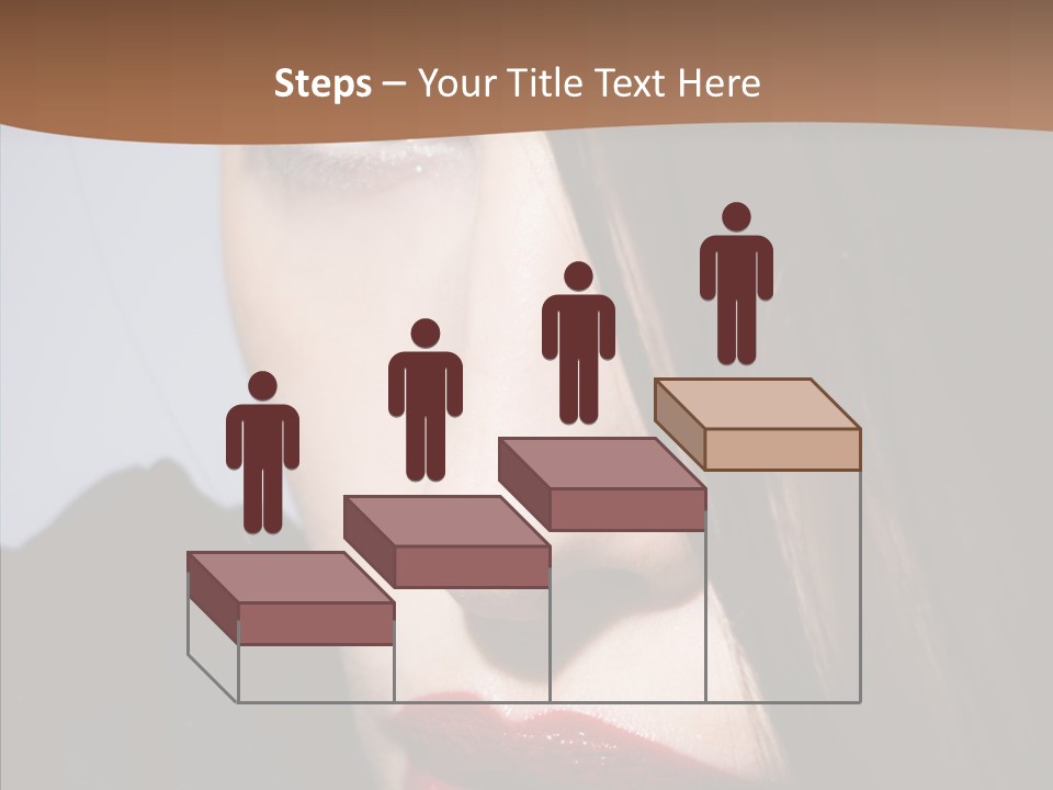 Red Hair Hispanic PowerPoint Template