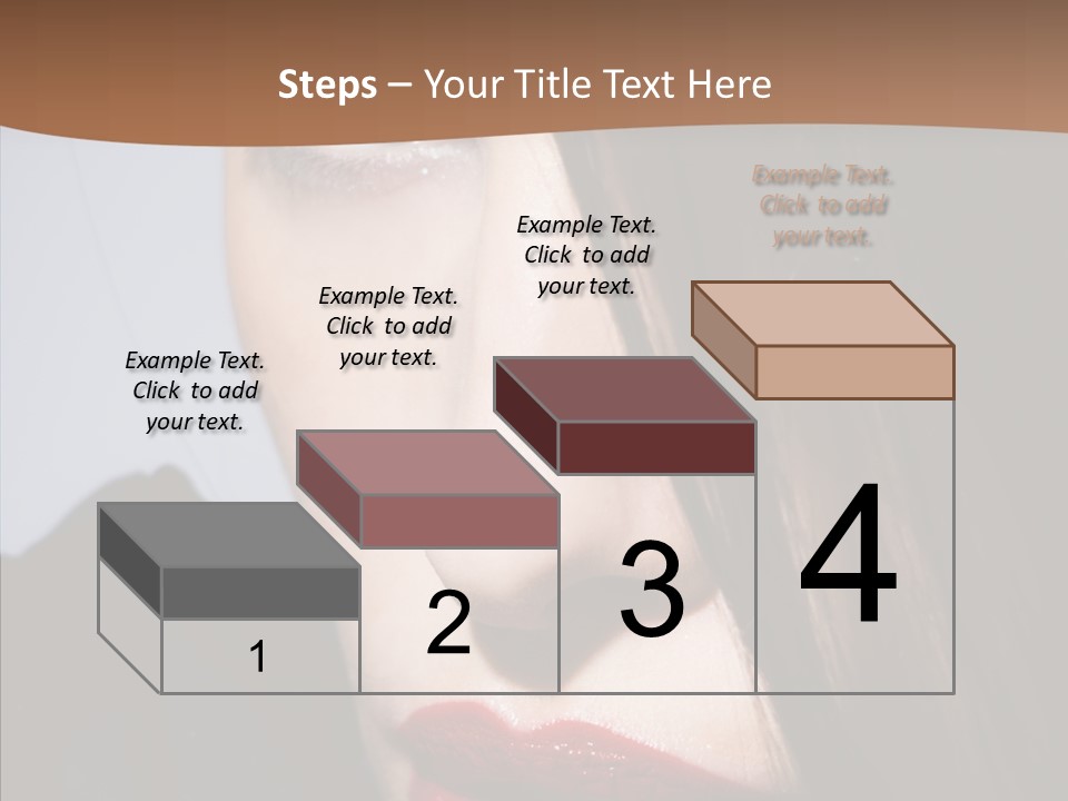 Red Hair Hispanic PowerPoint Template