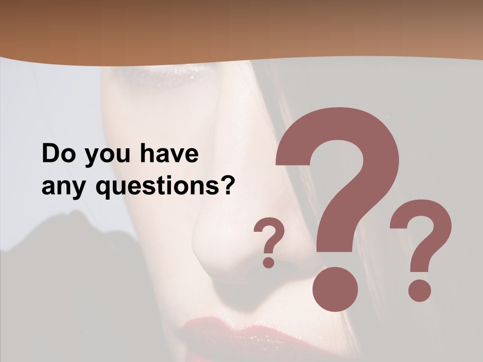 Red Hair Hispanic PowerPoint Template