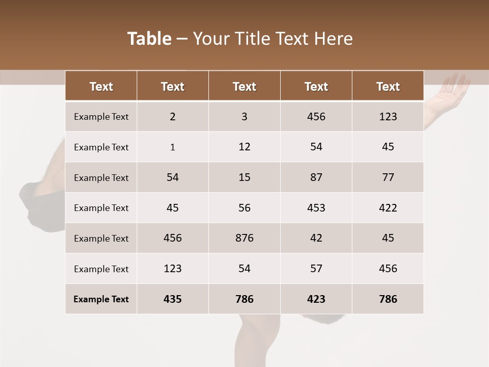 Aerobics Fitness Fashion PowerPoint Template