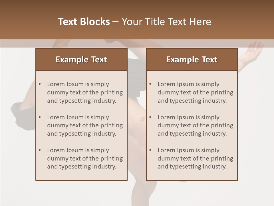 Aerobics Fitness Fashion PowerPoint Template