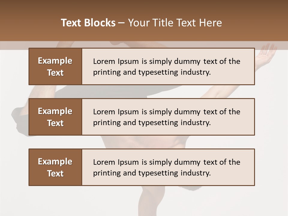 Aerobics Fitness Fashion PowerPoint Template