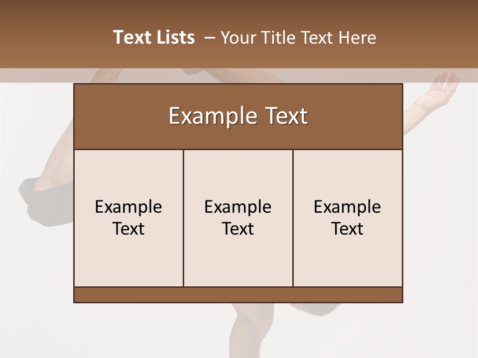 Aerobics Fitness Fashion PowerPoint Template