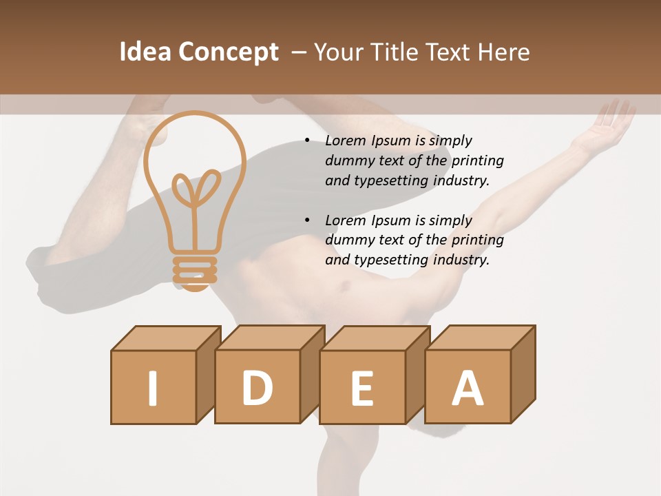 Aerobics Fitness Fashion PowerPoint Template