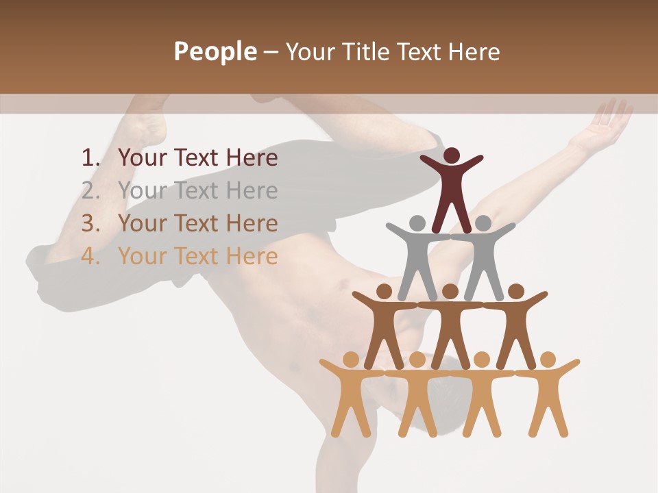 Aerobics Fitness Fashion PowerPoint Template