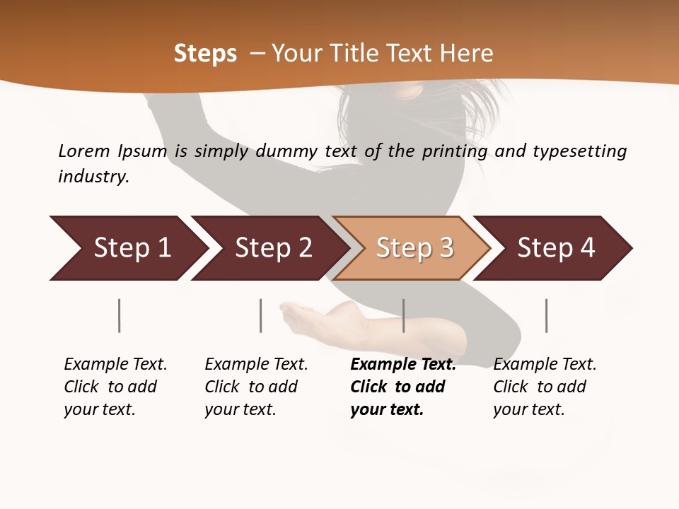 Ballerina Girl Skill PowerPoint Template