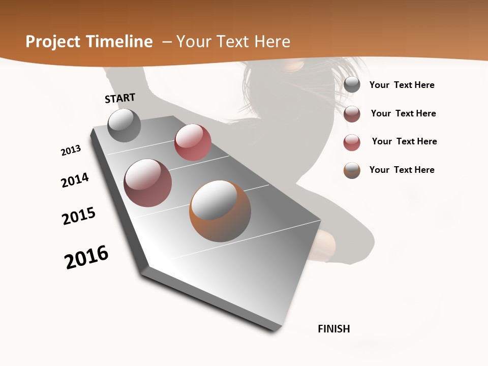 Ballerina Girl Skill PowerPoint Template