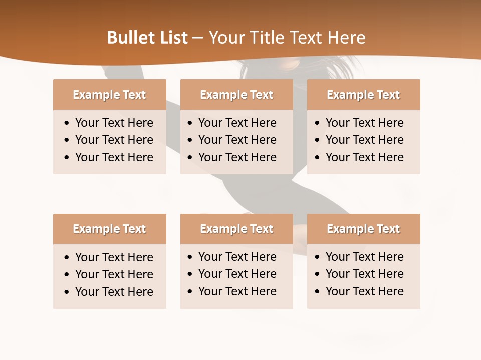 Ballerina Girl Skill PowerPoint Template